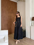 Square Neckline Button Down Sleeves Tops With Skirts Sets